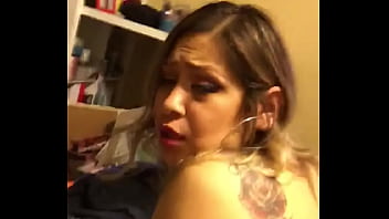 Preview 1 of Bro Sister - Latina with huge tits screams &amp_ gets pounded doggy style