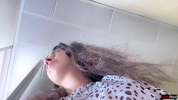 Preview 2 of Ellen Adarna Sex Video Scandal - Crazy CUMWALK in Big AIRPORT Full of People Risky Public Blowjob