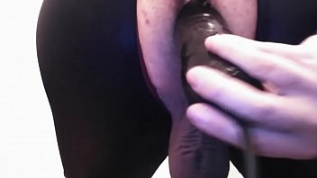Preview 2 of Abused Strength Porn - chubby inflatable dildo anal stretching fat butt gape large