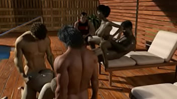 Preview 4 of Facecast - Animated Orgy