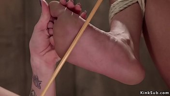 Preview 2 of Girl Kichen - Ebony lesbian cop ass whipped by redhead