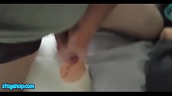 Preview 3 of Bustyxxhelen Mfc - Fleshlight Fuck Cumming On Fake Pussy Hot Amateur