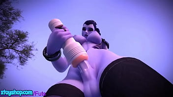 Preview 3 of Rich Mavoko - Widowmaker Using Her Fleshlight Hot Amateur