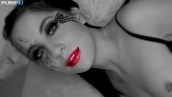 Preview 2 of Amateur Web Show - Pure BJ - Tattooed babe Charlotte Sartre POV blowjob and swallow (1080)