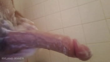 Preview 4 of Titht Pussy Teen - Soapy Shower Masturbation