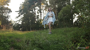 Preview 1 of Upornia Japan - Teen Temptress Alice Flore Perverts Her Camping Day With A Diddling!