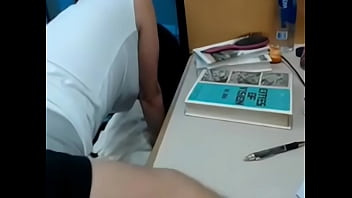 Preview 2 of Pton Star - Real amateur couple fucking in public Library