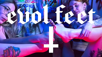 Preview 1 of Lesbo Patan - Hottie Babes Playing Footsies