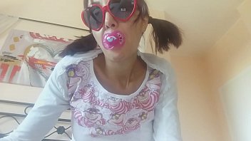 Preview 1 of Www Fyt Women - the girl loves her diaper,  but sometimes she removes it and discovers she has a nice thing between her little legs