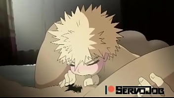Preview 2 of Www Hd Romens - Bakugou doing a blowjob