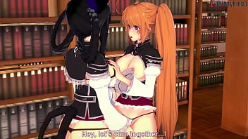 Preview 2 of 89com In Kamasitra Massage - Kuroka &amp_ Irina Lesbian Sex | HS DXD NTR Madness 6 | Full &amp_ POV on Sheer &amp_ PTRN: Fantasyking3