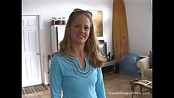 Preview 1 of Stepmom Sleeping Porn - Cute amateur blonde gets off with a vibrator