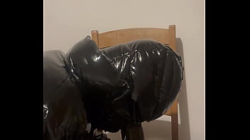 Preview 4 of Pakistan Pashto Sex Warka Zoor - Shiny puffer fucking a ten inch girth dildo