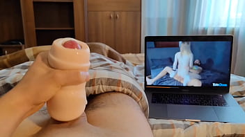 Preview 3 of Kim Kaos Vdeo Xxx - ASMR Lots of cum lube and my new toy cumming many times