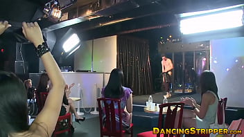 Preview 1 of Anna Assets - Aroused party babes deepthroat huge stripper dicks