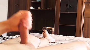 Preview 3 of Lana Wwe Porn Rusev Video - A young student got very horny and jerked his dick off