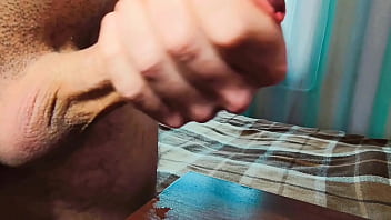 Preview 3 of Movies Neud - Intense jerking of a big dick and lots of lube