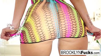Preview 2 of Guess Whos Fucking You Wife - SexyBrooklyn gets a load on her huge tits