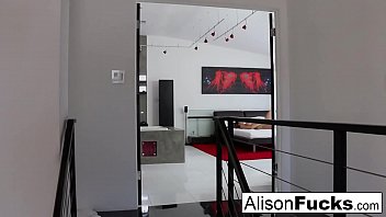Preview 1 of Valentine Nappi Xx Video - Curvy Alison takes some good dick in her bedroom