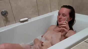 Preview 2 of Up Garls Bf - Sexy Bath Smoking Session