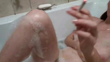 Preview 4 of Up Garls Bf - Sexy Bath Smoking Session