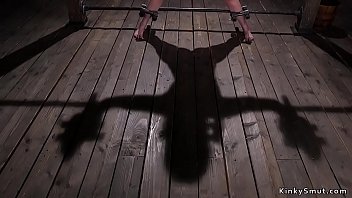 Preview 1 of Supar Sex Vidio Saree Thamil Hd - Brunette in spread eagle bondage caned