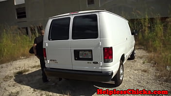 Preview 3 of Cuckold Wife Screams - Petite 18yo hardfucked after hitching a ride