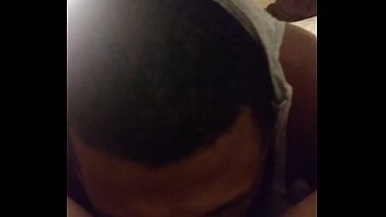 Preview 3 of Xtra Man - My man eating my pussy while wearing my panties on his head