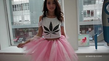 Preview 2 of Candy Lead - Beautiful Sveta dancing wearing a pink ballerina tutu dress