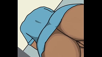Preview 4 of Desi Indian Xex - Drawing of girl in short dress showing pussy from the back