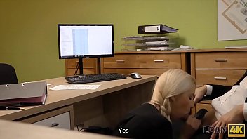Preview 3 of Street Hoe Fuck - LOAN4K. Sex casting is performed in loan office by naughty agent