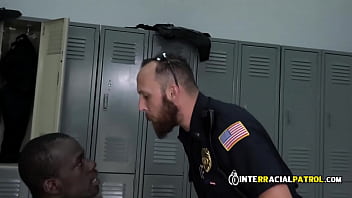 Preview 2 of Xxxxxxxxnxxxxxx Sex - car thief is c. by gay officers into steamy threesome