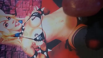 Preview 2 of Nessa Devil And Veronica Diamond - Cum tribute for Jessica Nigri as Bowsette
