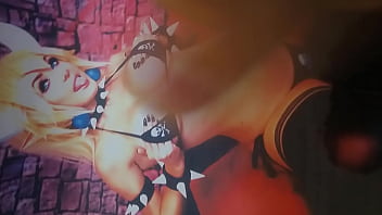 Preview 1 of Nessa Devil And Veronica Diamond - Cum tribute for Jessica Nigri as Bowsette