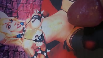 Preview 4 of Nessa Devil And Veronica Diamond - Cum tribute for Jessica Nigri as Bowsette