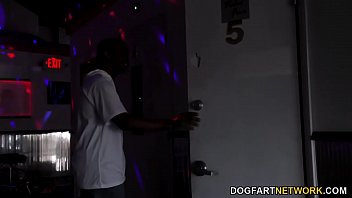 Preview 2 of Tin Girls And One Boy Sex Video - Monica Sage Tries Anal With Big Black Cock - Gloryhole