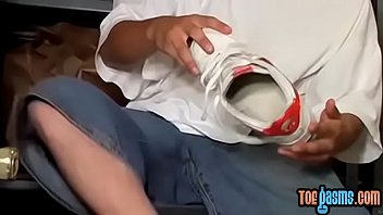 Preview 1 of Celebrity Xxx Tribute Yoona - Twink thug Lil B worships feet by jerking off big cock