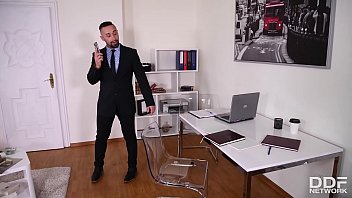 Preview 1 of Daughter And Mom Video - Business meeting with hot Milf Alyssia Kent leads to double penetration
