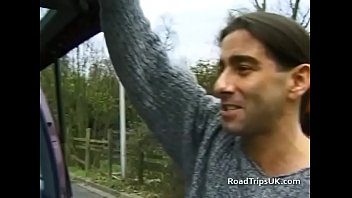 Preview 1 of Joys Sex - Daring flashing on the roadtrip before an orgy