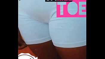 Preview 4 of English Forest Xxx Movi Sex - cameltoe  leggins blanco