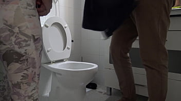 Preview 2 of French Slut And Three Mens - TABOO FAMILY: voyeur stepmother loves to watch her stepson piss in front of her