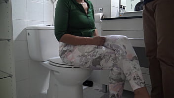 Preview 1 of French Slut And Three Mens - TABOO FAMILY: voyeur stepmother loves to watch her stepson piss in front of her