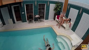 Preview 4 of Katanxxxvideo - HUNT4K. Aventures sexuelles dans une piscine priv&eacute_e