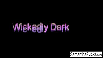 Preview 1 of Indonesia 15 Old Girl Xxx Sex - Samantha gets off in this super hot black light solo