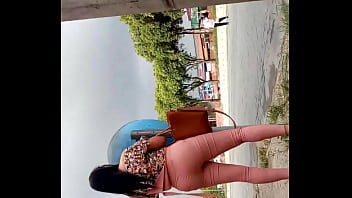 Preview 2 of Afroxxxcom - Novinha gostosa rebolando com o macac&atilde_o apertadinho