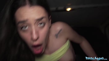 Preview 3 of Sainlion Open Saxe Video - Public Agent Brunette jogger with a great ass measures a big cock before fucking it