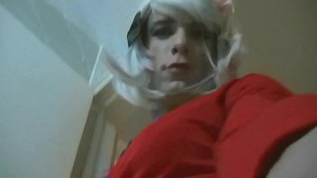 Preview 2 of Sudi Areb Sexxxxxxx - Crossdresser Kissing Mirror