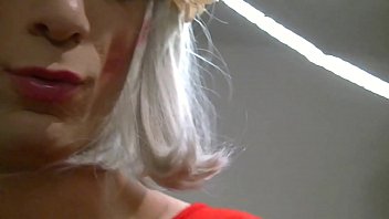 Preview 1 of Sudi Areb Sexxxxxxx - Crossdresser Kissing Mirror