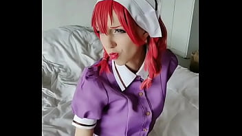 Preview 4 of Hard Rough Hd - Trapzinha fazendo cosplay de Hideri