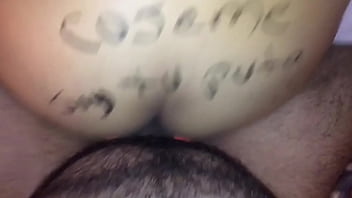 Preview 4 of Hwa Mamah - Cojeme soy tu puta escrito a en las nalgas de ni esposa